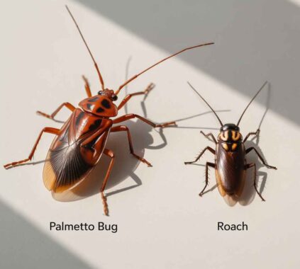 palmetto bug vs roach