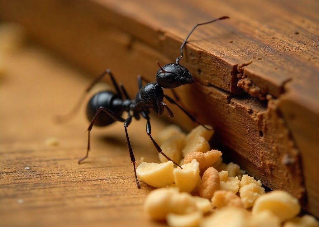 carpenter ant frass